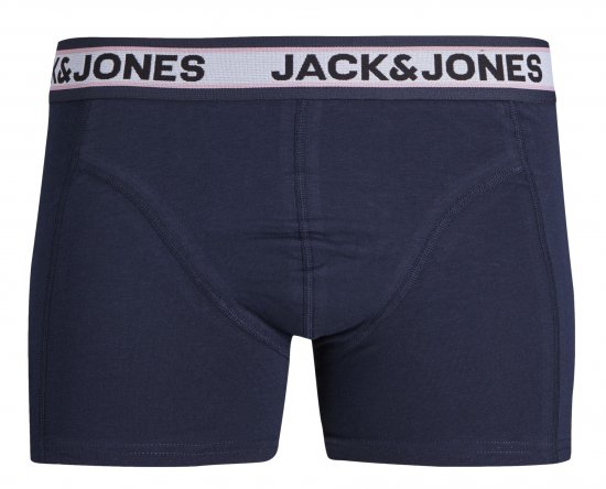 Jack & Jones JACMARCO SOLID Trunks 3-Pack Coronet Blue - Alusvaatteet & uimavaatteet - Miesten Isot alusvaatteet 