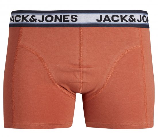 Jack & Jones JACMARCO SOLID Trunks 3-Pack Coronet Blue - Alusvaatteet & uimavaatteet - Miesten Isot alusvaatteet 