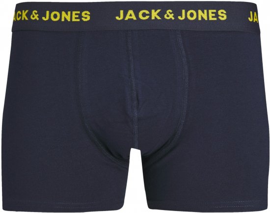 Jack & Jones JACPINK FLAMINGO TRUNKS 5 PACK Navy Blazer - Alusvaatteet & uimavaatteet - Miesten Isot alusvaatteet 