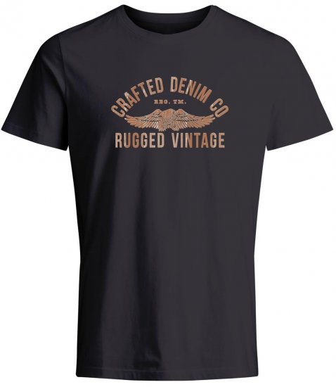 Jack & Jones JPRBLUOLLIE T-shirt Dark Navy - T-paidat - Isot T-paidat 2XL – 14XL