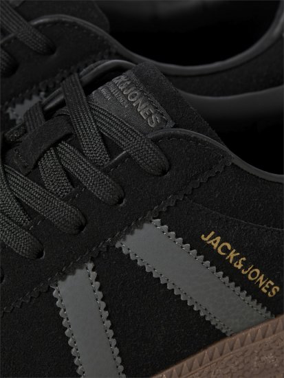 Jack & Jones Kirk International Campaign Sneakers Black/Asphalt - Miesten Kengät 40-52 - 