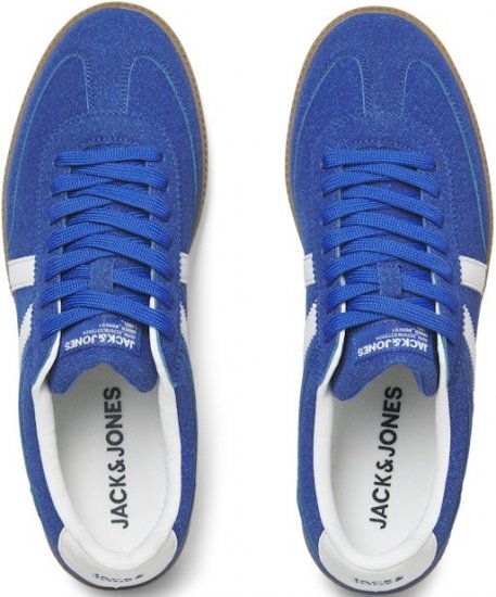 Jack & Jones Kirk International Campaign Sneakers Blue Quartz/Bright White - Miesten Kengät 40-52 - Miesten kengät koossa 40-52