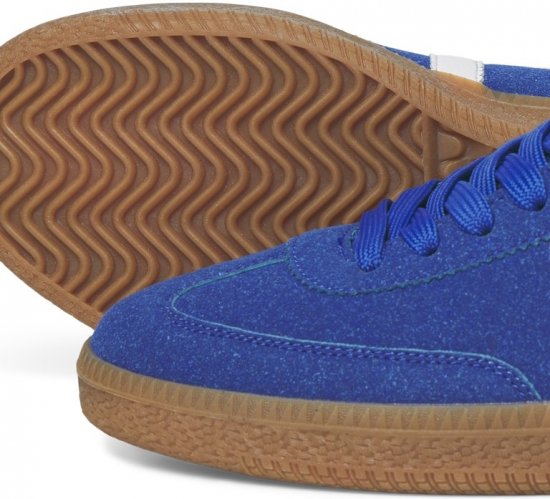 Jack & Jones Kirk International Campaign Sneakers Blue Quartz/Bright White - Miesten Kengät 40-52 - Miesten kengät koossa 40-52