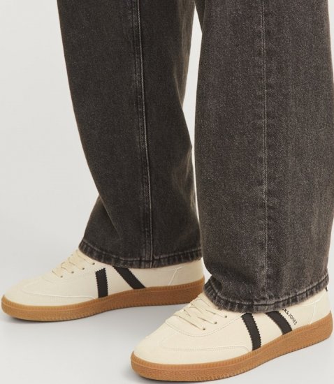 Jack & Jones Kirk International Campaign Sneakers Grey/Anthracite - Miesten Kengät 40-52 - Miesten kengät koossa 40-52