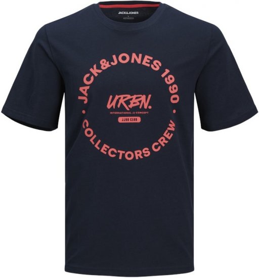 Jack & Jones Simon Crew Neck T-Shirt Blue - T-paidat - Isot T-paidat 2XL – 14XL