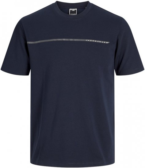 Jack & Jones FUSION Full Branding T-Shirt Sky Captain - T-paidat - Isot T-paidat 2XL – 14XL