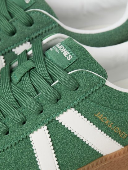 Jack & Jones Kirk International Campaign Sneakers Verdant Green with Bright White - Miesten Kengät 40-52 - Miesten kengät koossa 40-52