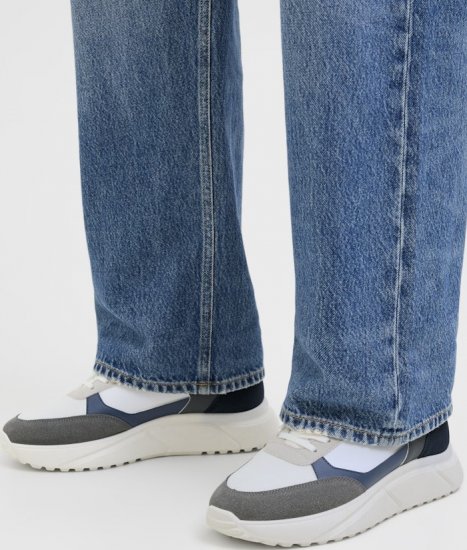 Jack & Jones Waspire Sneakers White/Castlerock - Miesten Kengät 40-52 - Miesten kengät koossa 40-52
