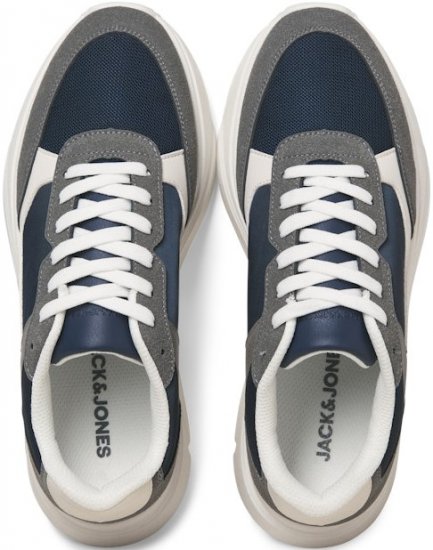 Jack & Jones Waspire Sneakers Grey/NAVY BLAZER - Miesten Kengät 40-52 - 