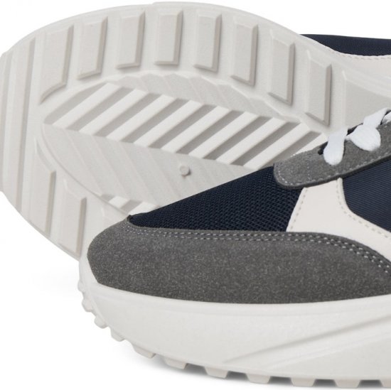 Jack & Jones Waspire Sneakers Grey/NAVY BLAZER - Miesten Kengät 40-52 - 