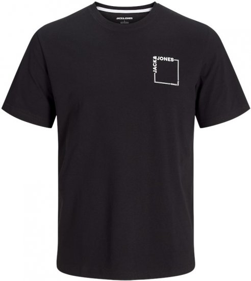 Jack & Jones Verner Crew Neck T-Shirt Black - T-paidat - Isot T-paidat 2XL – 14XL
