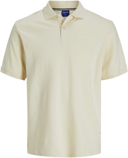 Jack & Jones Frederiksberg Polo Antique White - Pikeepaidat - Miesten isot pikeepaidat