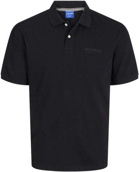 Jack & Jones Frederiksberg Polo Antique Black - Pikeepaidat - Miesten isot pikeepaidat