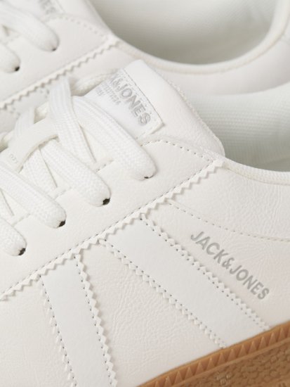 Jack & Jones Kirk International Campaign Sneakers Bright White/PU - Miesten Kengät 40-52 - 
