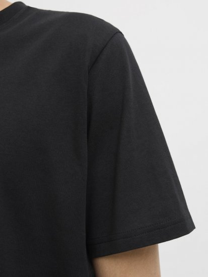 Jack & Jones Vira Branding Crew Neck T-Shirt Black - T-paidat - Isot T-paidat 2XL – 14XL