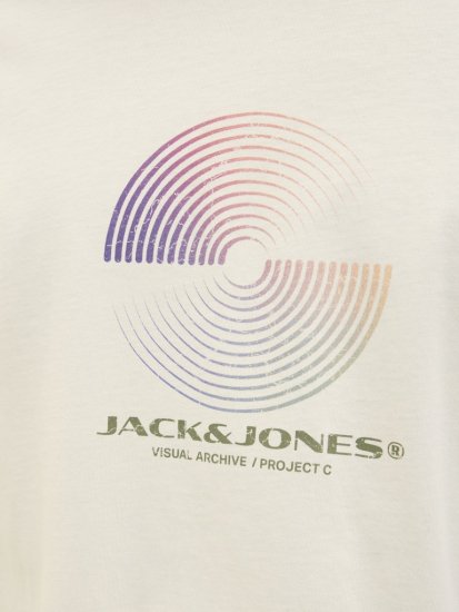 Jack & Jones Calma Crew Neck T-Shirt Sweet Corn - T-paidat - Isot T-paidat 2XL – 14XL