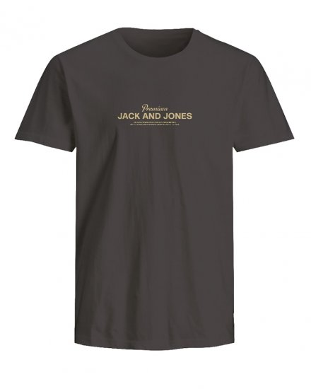 Jack & Jones Ferris Crew Neck T-Shirt Black - T-paidat - Isot T-paidat 2XL – 14XL