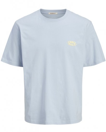 Jack & Jones Tavira Type Crew Neck T-Shirt Skyway - T-paidat - Isot T-paidat 2XL – 14XL