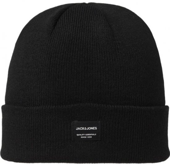 Tyylikäs musta Jack & Jones -neulepipo Motley Denimiltä. Valmistettu pehmeästä ja kestävästä materiaalista, joka tarjoaa mukavuu