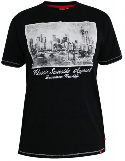 D555 Jayden T-shirt Black - T-paidat - Isot T-paidat 2XL – 14XL