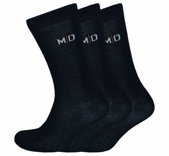 Motley Denim John 3-Pack Socks Black - Alusvaatteet & uimavaatteet - Miesten Isot alusvaatteet 
