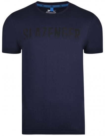 Slazenger Jonathan T-shirt Midnight - T-paidat - Isot T-paidat 2XL – 8XL