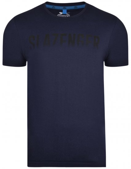 Slazenger Jonathan T-shirt Midnight - T-paidat - Isot T-paidat 2XL – 14XL