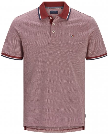 Jack & Jones JPRBLUWIN Polo Red Dahlia - Pikeepaidat - Miesten isot pikeepaidat