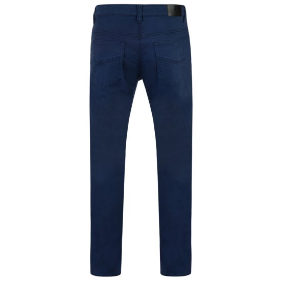 Kam Jeans Alba 5-pocket Stretch Chinos Navy - Farkut ja housut - Miesten isot farkut ja isot housut W40-W70