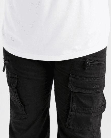 Kam Jeans Reisitaskuhousut Mustat - Farkut ja housut - Miesten isot farkut ja isot housut W40-W70