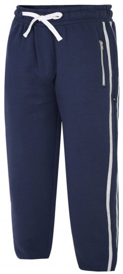 Kam Jeans 239 Stripe Jogger Navy - Collegehousut ja collegeshortsit - Miesten Isot collegehousut ja collegeshortsit