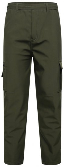 Kam Jeans 245 Softshell-housut joustavalla vyötäröllä khaki - Farkut ja housut - Miesten isot farkut ja isot housut W40-W70