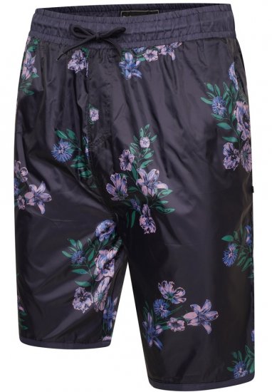 Kam Jeans 3005 Floral Print Swimmers Navy - Alusvaatteet & uimavaatteet - Miesten Isot alusvaatteet 