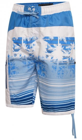 Kam Jeans 3008 Surfer Panelled Swimshorts - Alusvaatteet & uimavaatteet - Miesten Isot alusvaatteet 