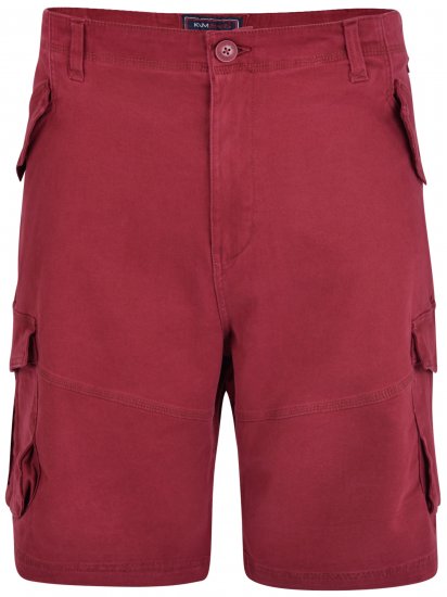 Kam Jeans 320 Cargoshorts Burgundy - Shortsit - Shortsit, isot koot – W40-W60