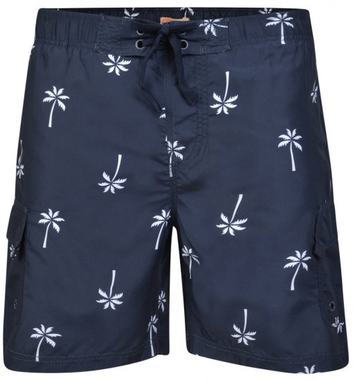 Kam Jeans 323 Swim Shorts Navy - Alusvaatteet & Uimavaatteet - Isoja alusvaatteita – 2XL – 8XL