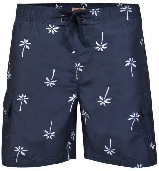 Kam Jeans 323 Swim Shorts Navy - Alusvaatteet & uimavaatteet - Miesten Isot alusvaatteet 