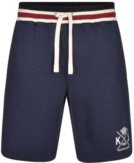 Kam Jeans 328 Jersey Shorts Navy - Collegehousut ja collegeshortsit - Miesten Isot collegehousut ja collegeshortsit