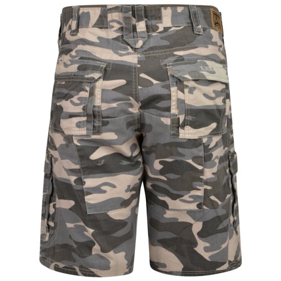 Kam Jeans 329 Short Charcoal Camo - Shortsit - Shortsit, isot koot – W40-W60