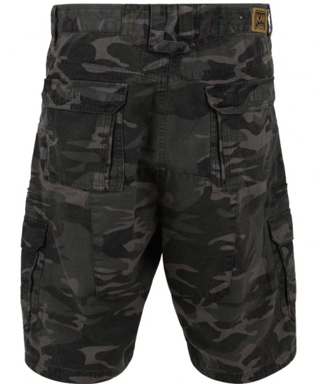 Kam Jeans 329 Short Khaki Camo - Shortsit - Shortsit, isot koot – W40-W60