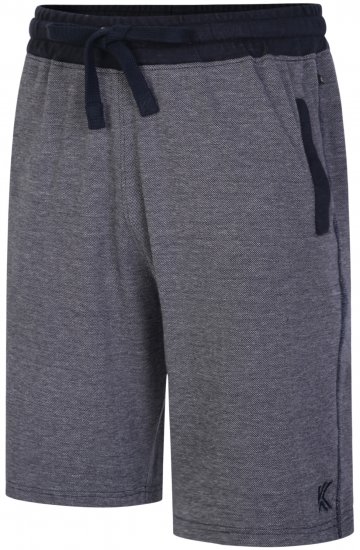 Kam Jeans 3304 Terry Contrast Shorts Indigo - Collegehousut ja collegeshortsit - Miesten Isot collegehousut ja collegeshortsit