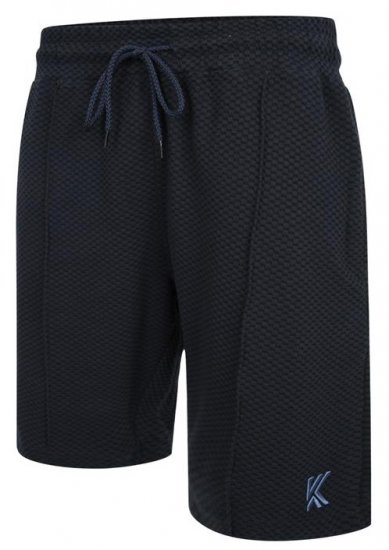 Kam Jeans 3305 Jaquard Mesh Shorts Navy - Collegehousut ja collegeshortsit - Miesten Isot collegehousut ja collegeshortsit