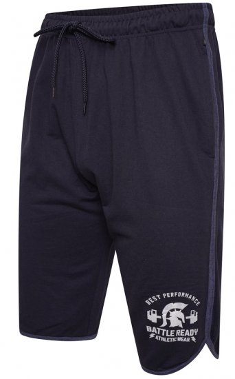 Kam Jeans 3308 Gym Jog Shorts Navy - Urheiluvaatteet & ulkoilu - Miesten urheiluvaatteet isot koot