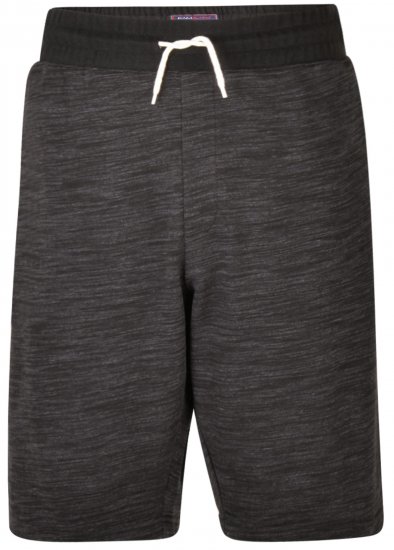 Kam Jeans 331 Melange Jog Shorts Charcoal - Collegehousut ja collegeshortsit - Miesten Isot collegehousut ja collegeshortsit