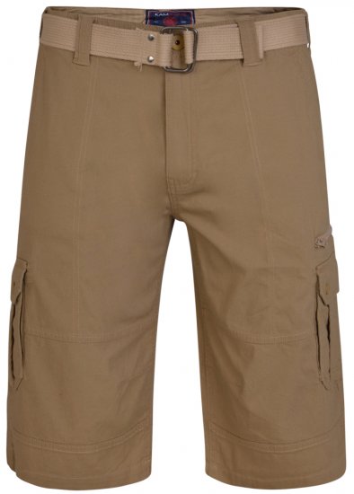 Kam Jeans 343 Cargoshorts Sand - Shortsit - Shortsit, isot koot – W40-W60