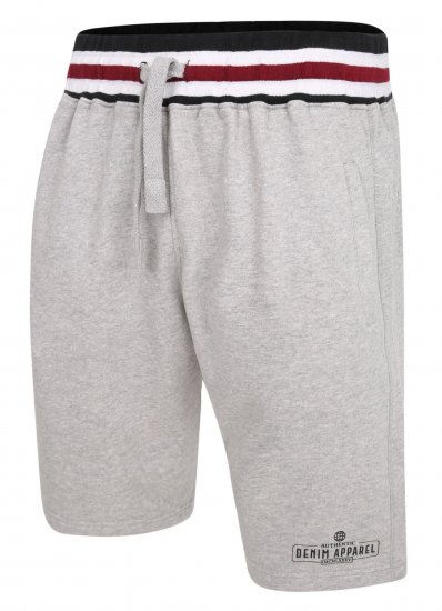 Kam Jeans 344 Jogger Shorts Grey - Collegehousut ja collegeshortsit - Miesten Isot collegehousut ja collegeshortsit