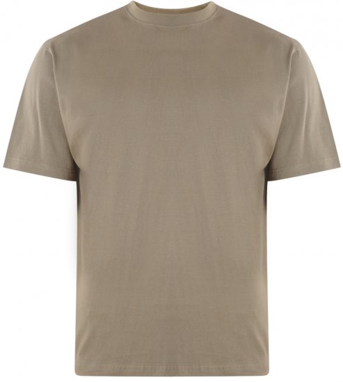 Kam Jeans T-shirt Olive - T-paidat - Isot T-paidat 2XL – 14XL