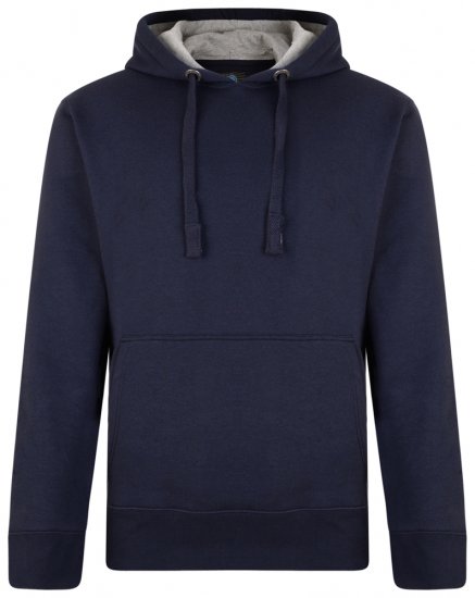 Kam Jeans Crew Neck Huppari Tummansininen - Hupparit ja collegepaidat - Miesten hupparit ja collegepaidat isot koot