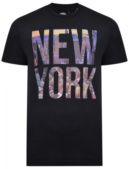 Kam Jeans 5257 T-shirt Black - T-paidat - Isot T-paidat 2XL – 14XL