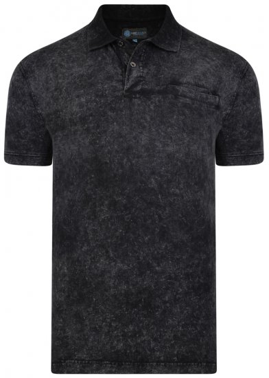 Kam Jeans 5268 Polo Black - Pikeepaidat - Miesten isot pikeepaidat